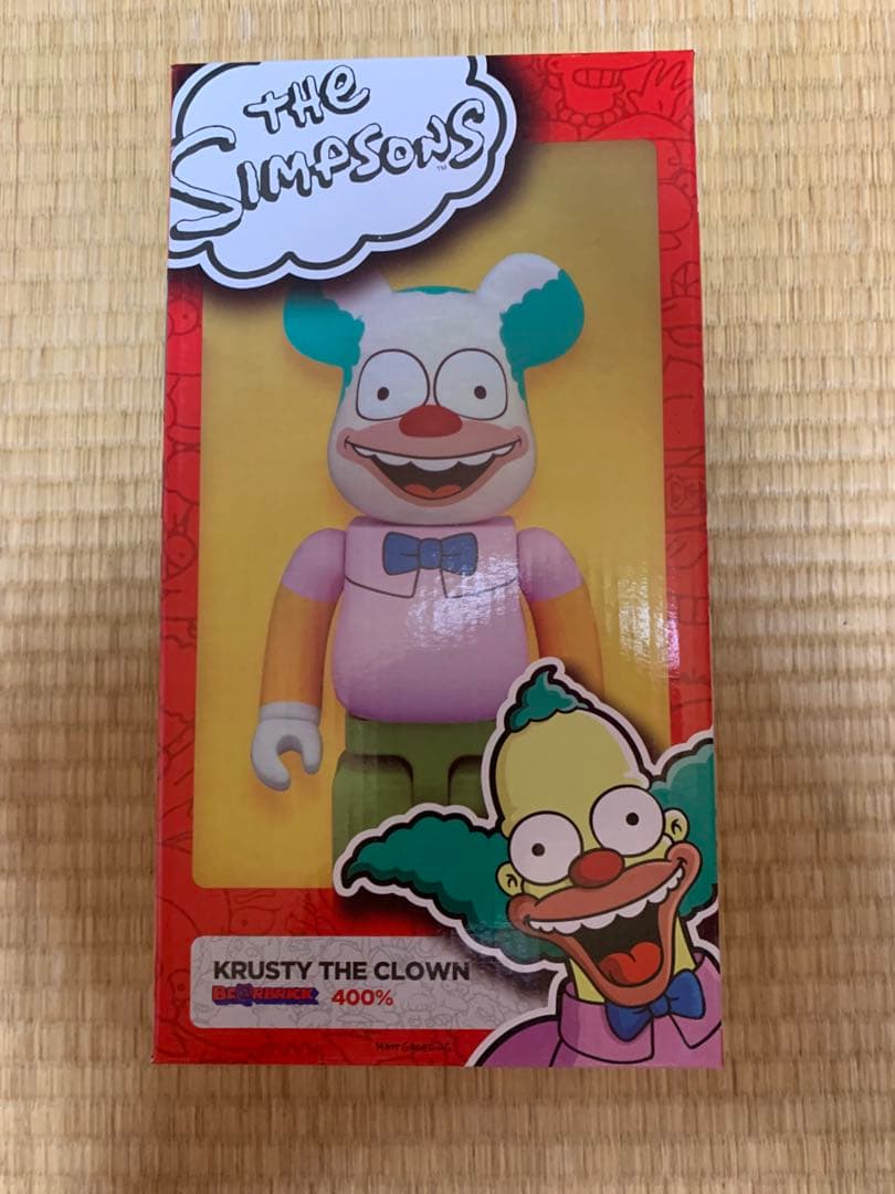 THE SIMPSONS Krusty the Clown400 ベアブリック新品、♥