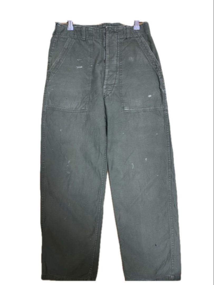 ベイカーパンツ 70s og107 コットン100% US ARMY