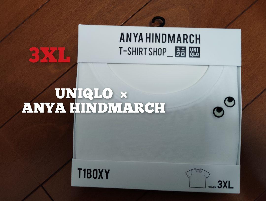 ANYA HINDMARCH Tシャツ 3XL グレー ブラック ユニクロ on X: 
