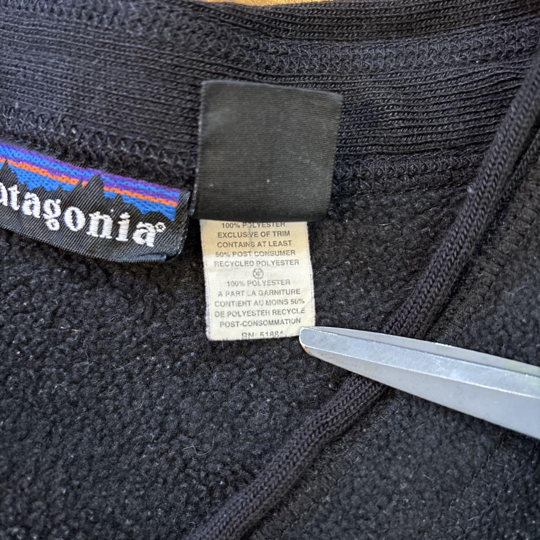 【希少】patagonia シンチラ シャーリングカーディガン ブラック 90s