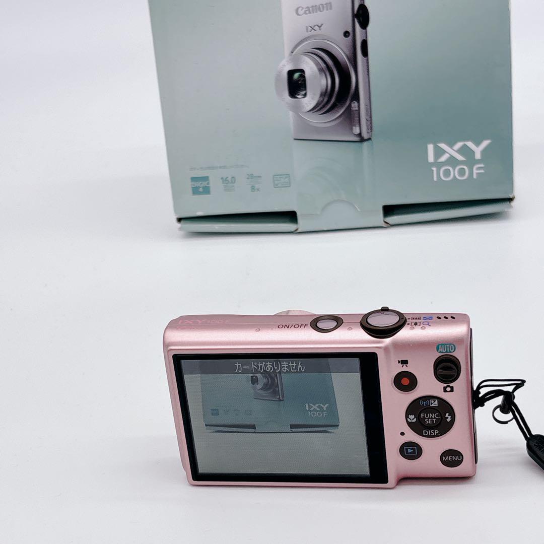 ✨美品✨ Canon IXY 100F ピンク デジタルカメラ 付属品完備 稼働
