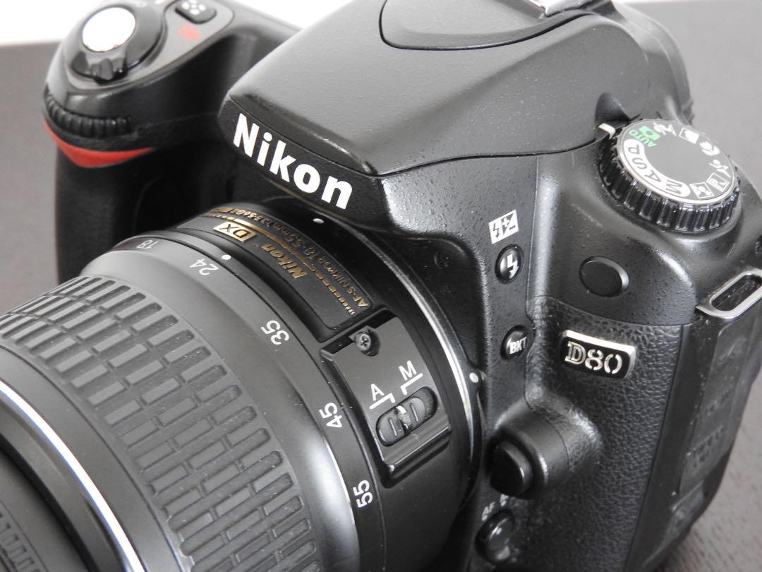Nikon D80 デジタル一眼レフカメラ 18-55mm Amazon.com : Nikon D80 10.2MP Digital SLR Camera Kit with 18