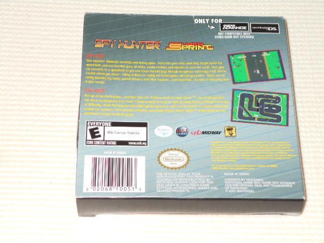 GBA★SPY HUNTER SUPER SPRINT 海外版