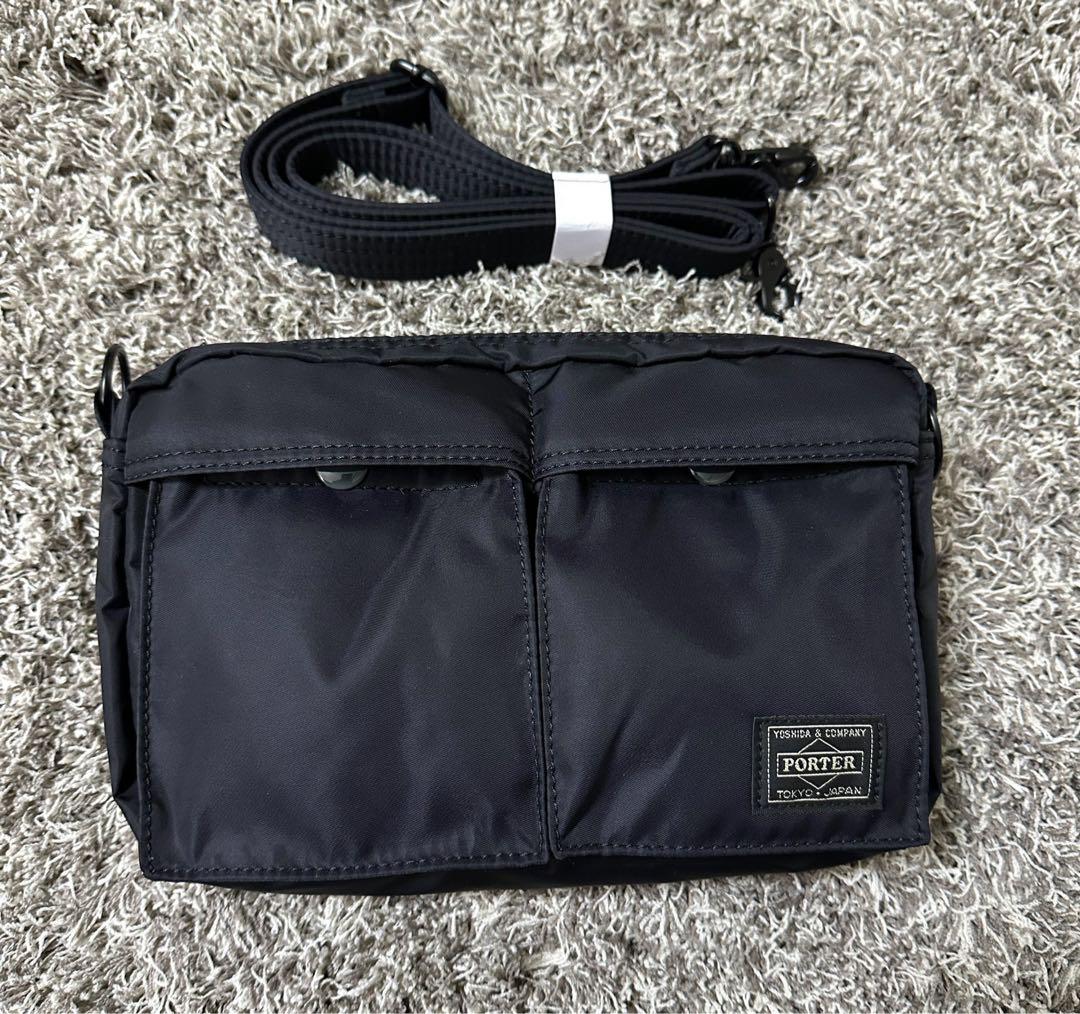 PORTER ブラック サコッシュ