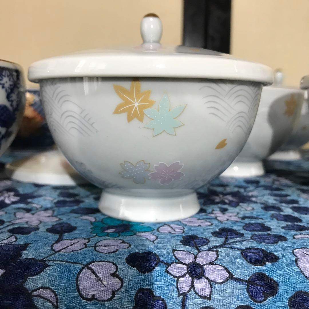 蓋付き煎茶碗5客 セット