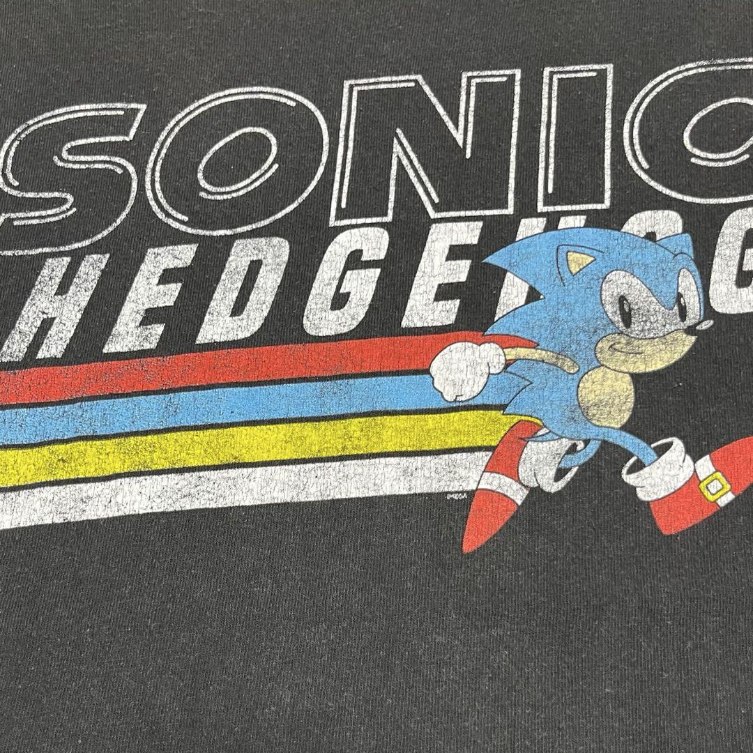 アニメTシャツ Mサイズ 黒　SONIC ソニック・ザ・ヘッジホッグ　SEGA