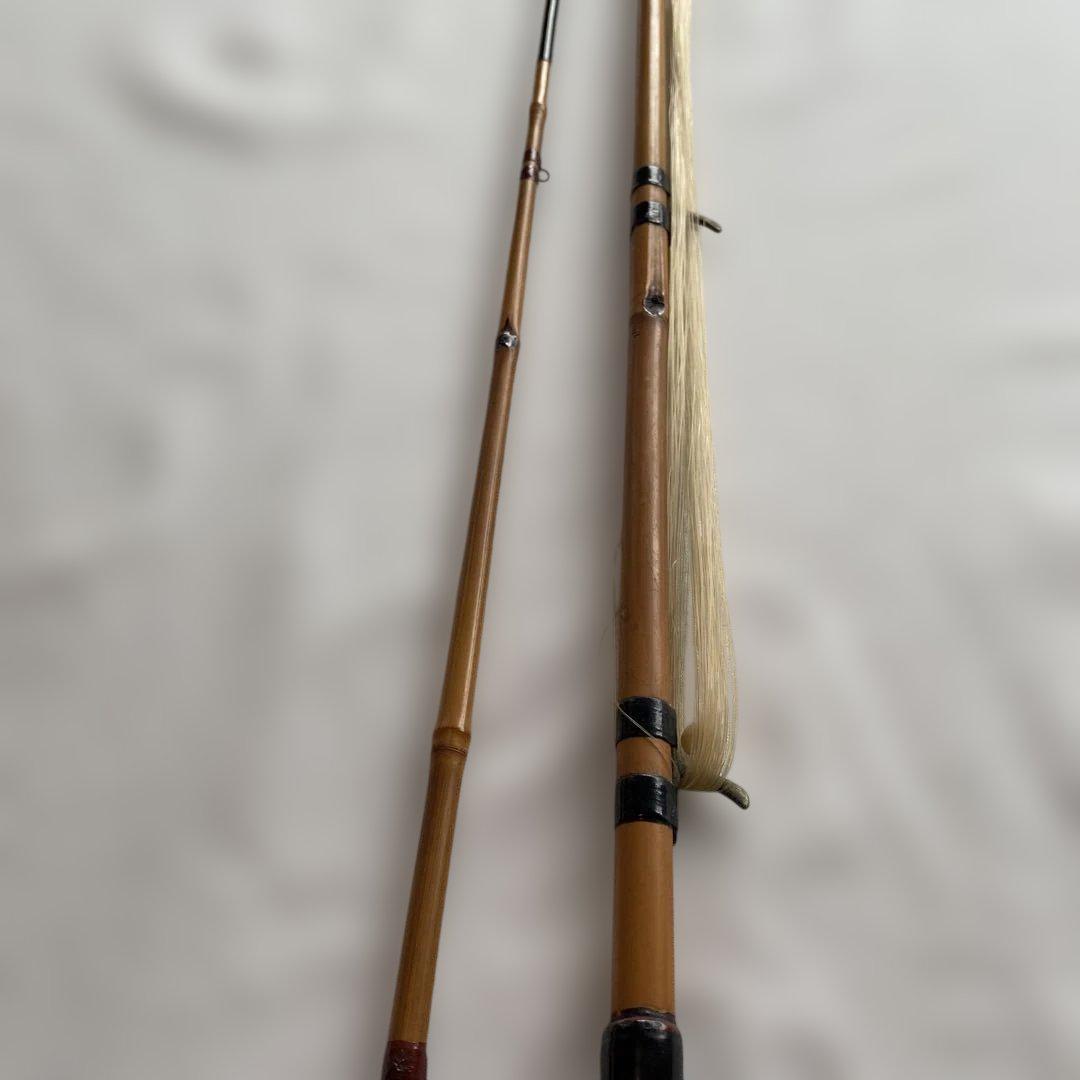 70年前のチヌ竿、外通し二本繋ぎ 長さ1800mm - メルカリ