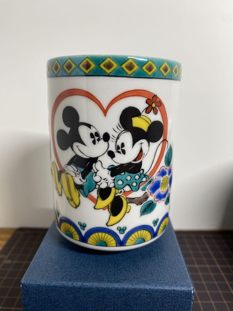 ディズニー 九谷焼 茶碗 湯呑 豆皿 セット ミッキー ミニー 陶器