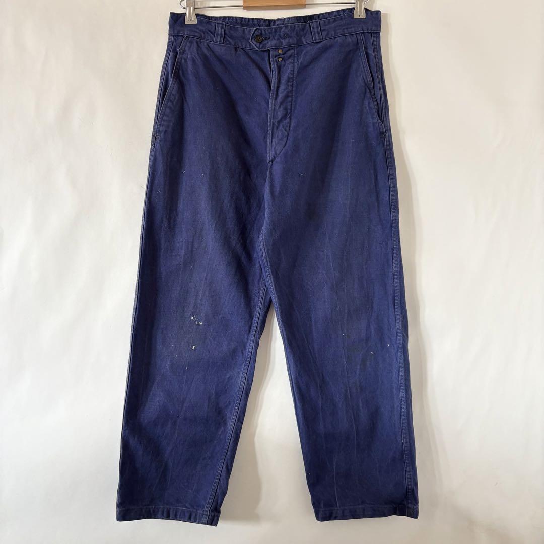 60s フレンチ ワークパンツ ヴィンテージ ユーロ ヨーロッパ