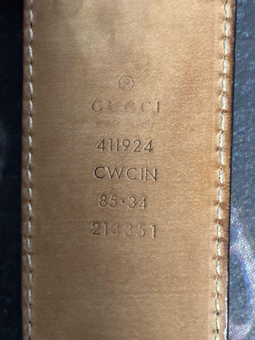gucciベルト　85・34