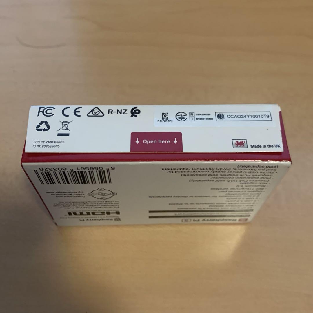 Raspberry Pi 5 8GB RAM 新品未開封 SC1112