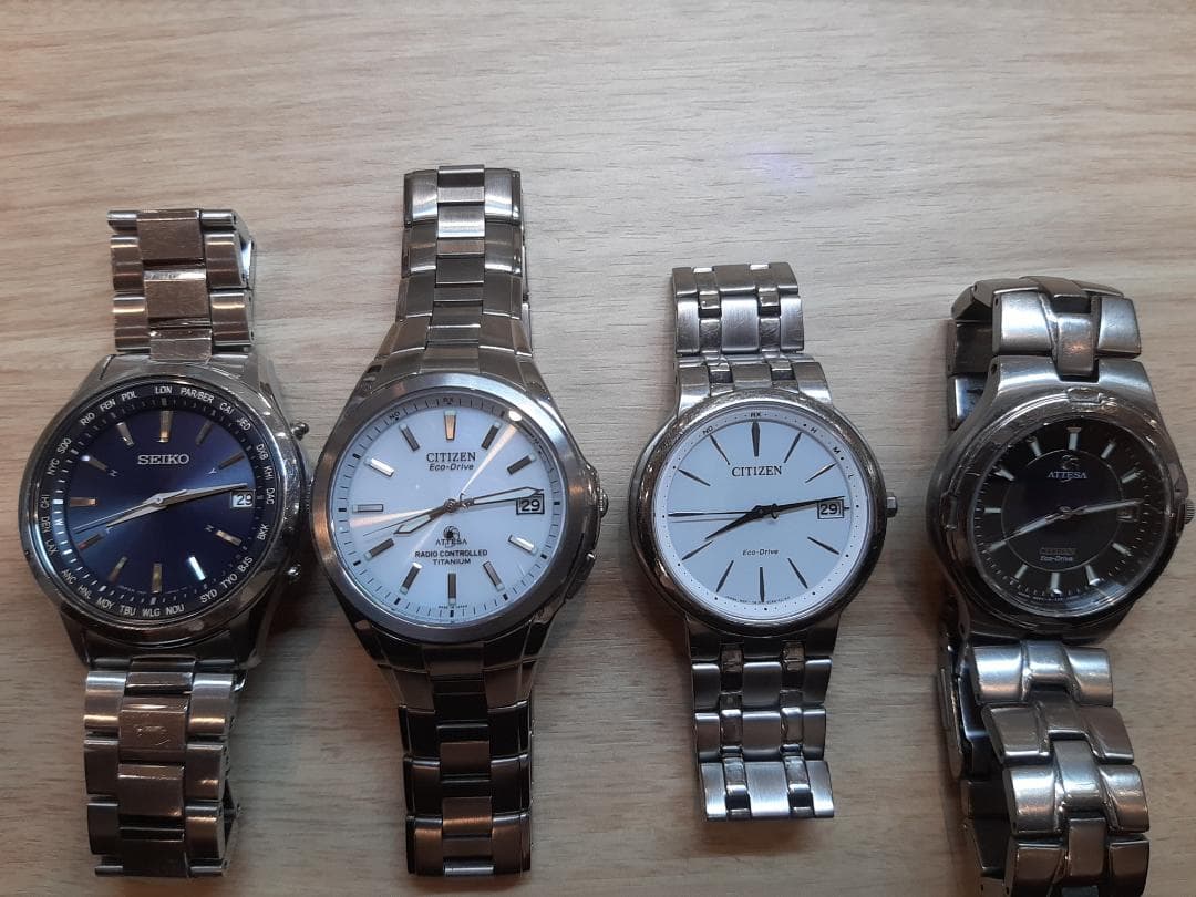 SEIKO CITIZENソーラー電波傷や汚れあり