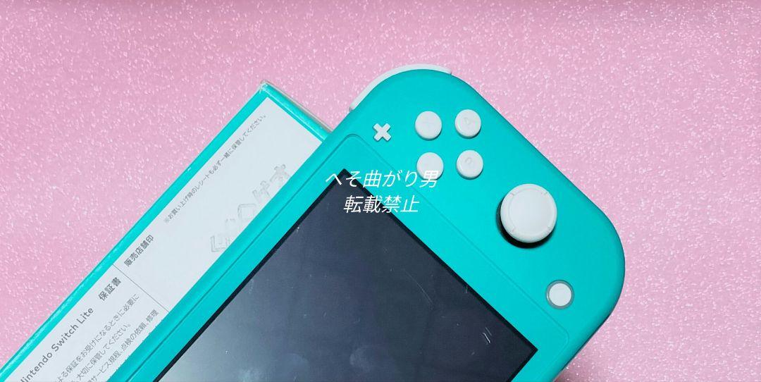 m*9様 任天堂 Nintendo Switch Lite ターコイズ 本体 動