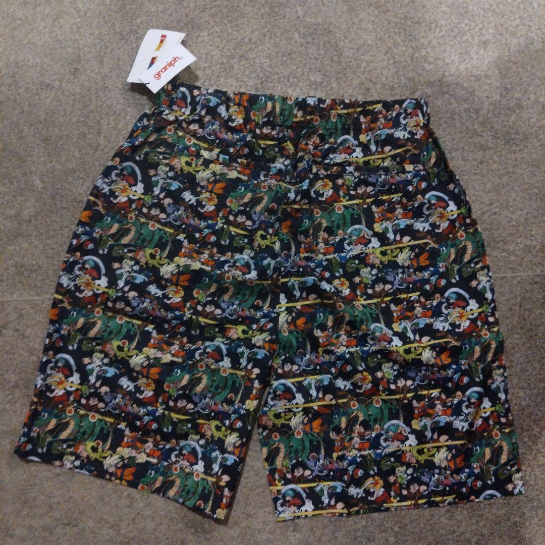 新品❤未使用 グラニフ 総柄 Sサイズ 短パン ドラゴンボール ショートパンツ