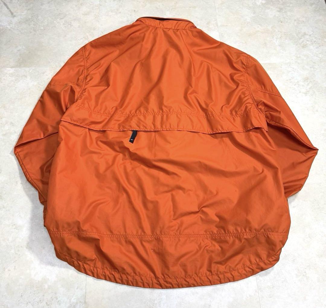 90's NIKE パッカブルナイロンジャケット オレンジ XL ポケッタブル