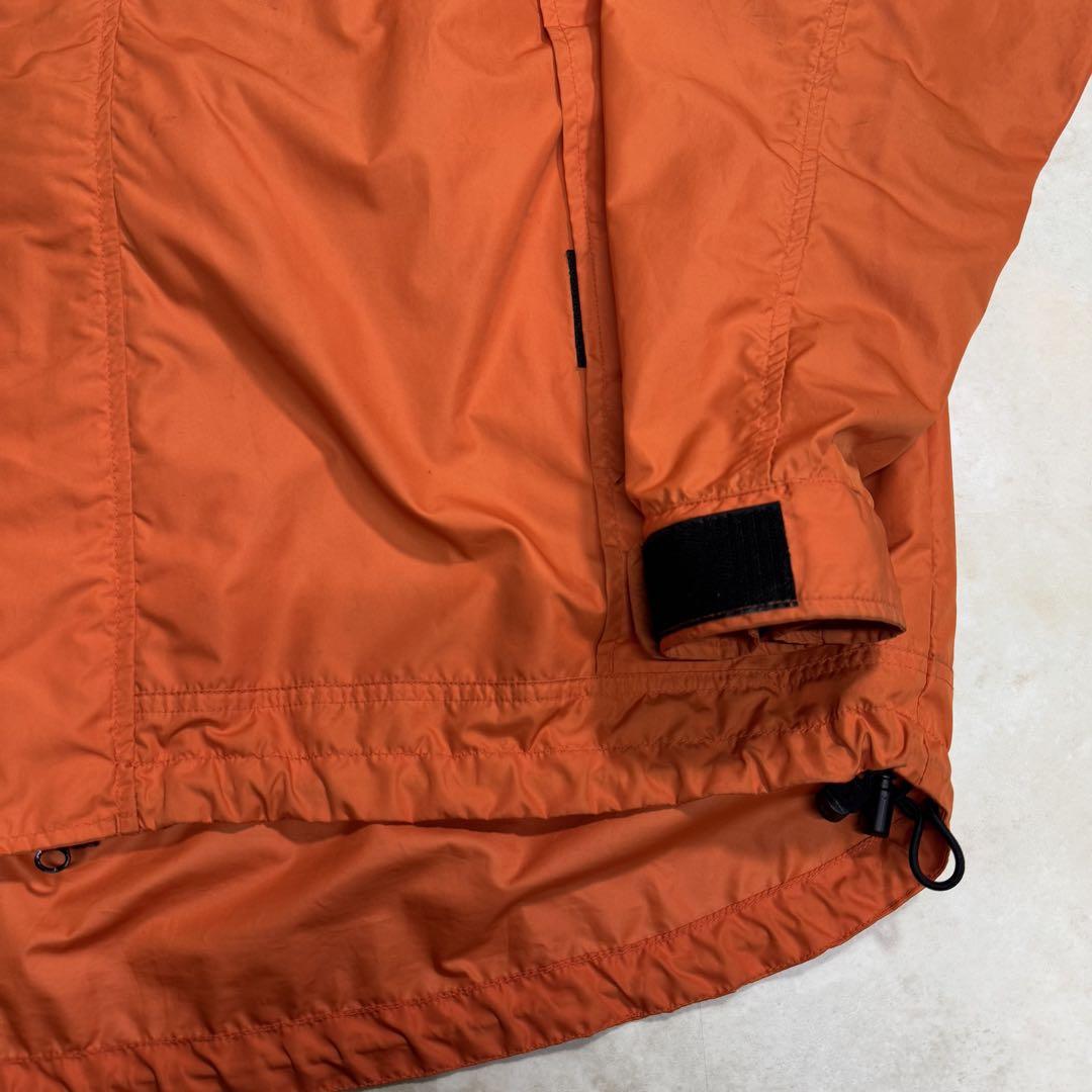 90's NIKE パッカブルナイロンジャケット オレンジ XL ポケッタブル