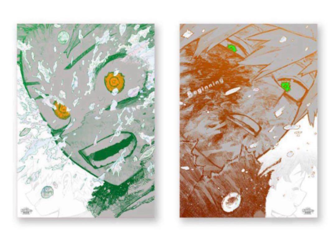 期間限定お買い得商品 |  通販 ヒロアカ 原画展 Beginning 【The A2アートポスター2枚セット ポスター