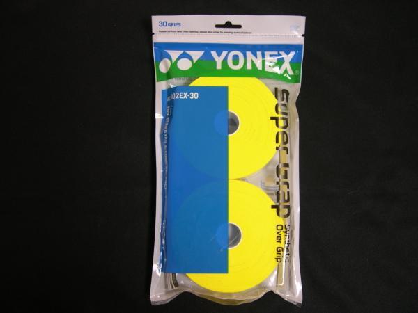 YONEX（ヨネックス）グリップテープ(ウェット)30本入り（黄）