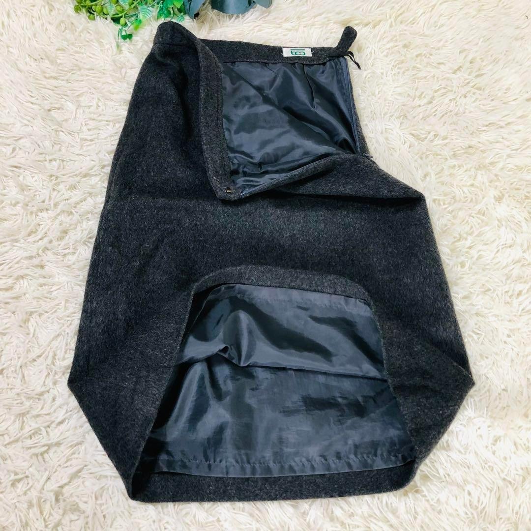 値引きToo ウールブレンドデザイン スカートスーツセットアップ