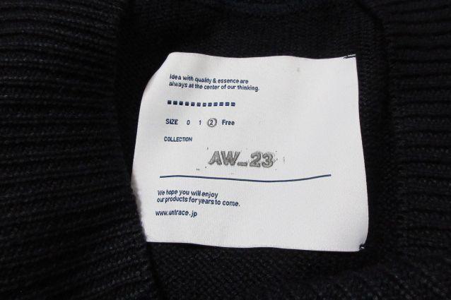 23AW UNTRACE アントレース Vネック ニット セーター
