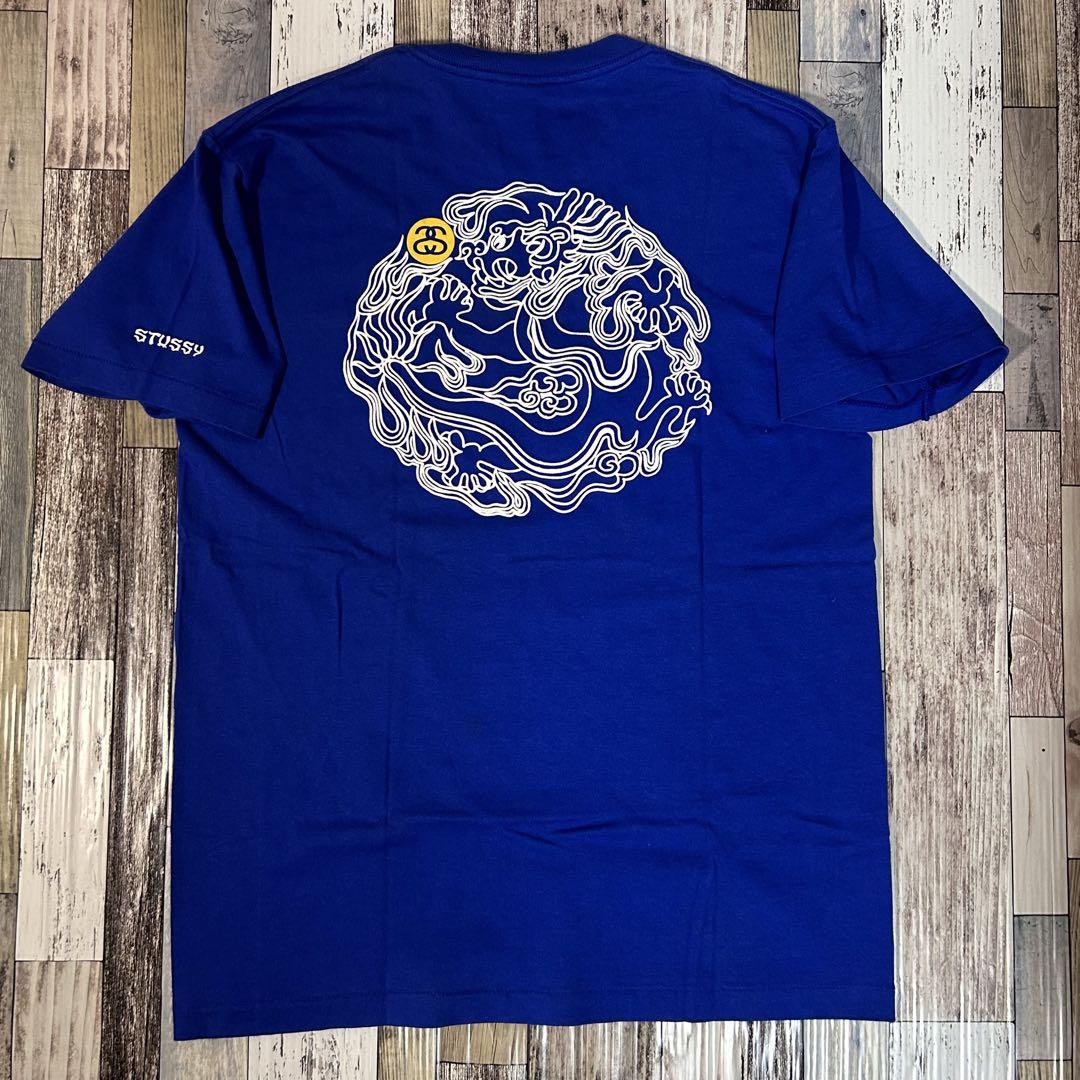 OLD STUSSY ステューシー 90'sドラゴン 龍 両面プリント Tシャツ