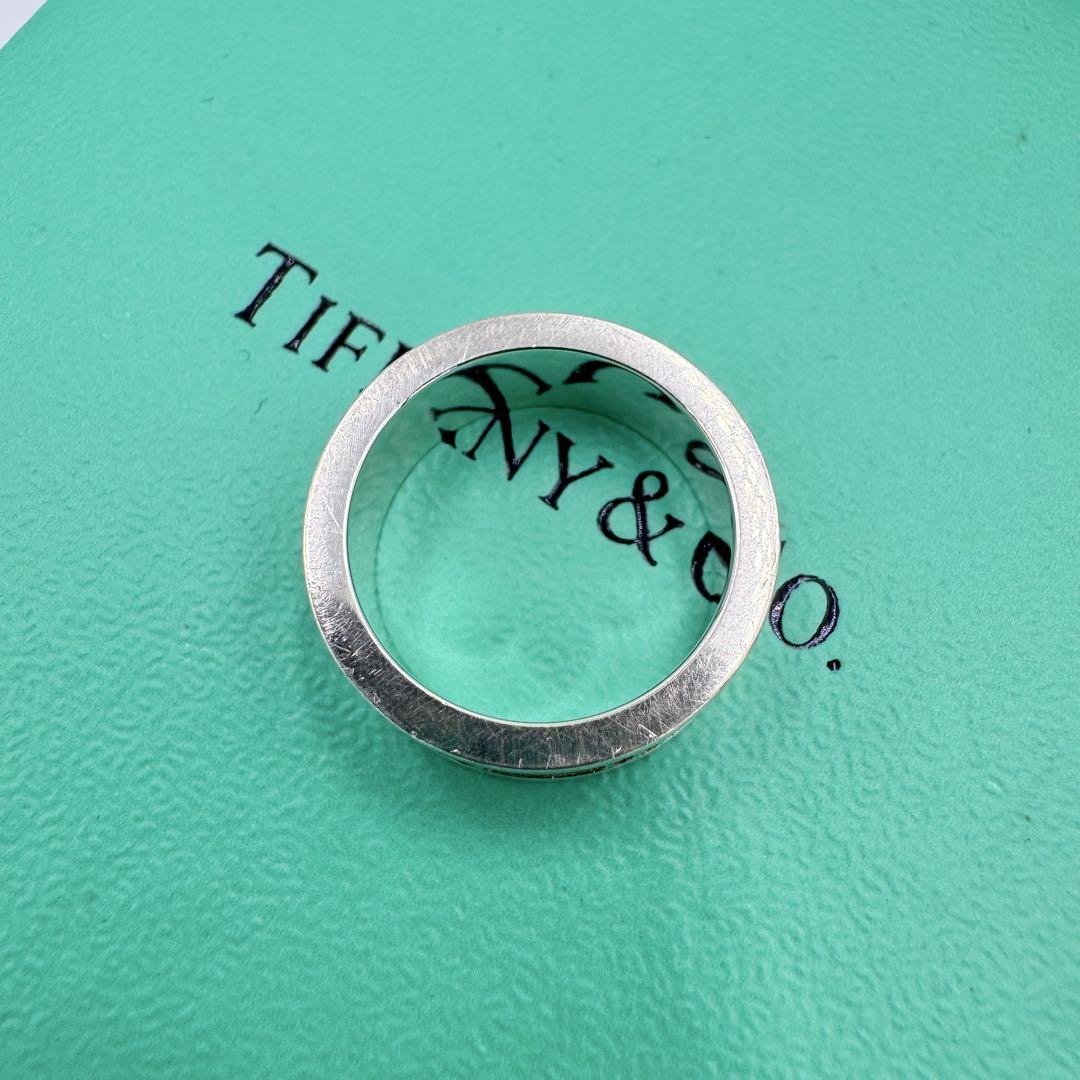 Tiffany&co アトラスリング 8号 1995 シルバー925 ピンキー