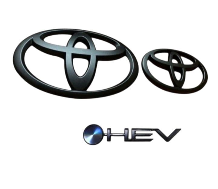 トヨタエンブレム プロボックスエンブレム サクシード エンブレム マットブラックTOYOTA BRIGHTFACE_UK
