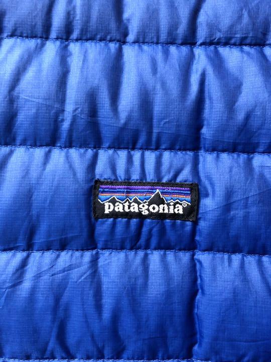 Patagonia ブルー QMKPa-m46411626670 フード付きダウンジャケット 低価正規店