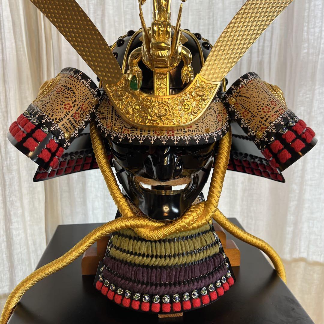 新品同様『最高級！薩摩丸武工房製』黒色胴当世具足 鎧 一式