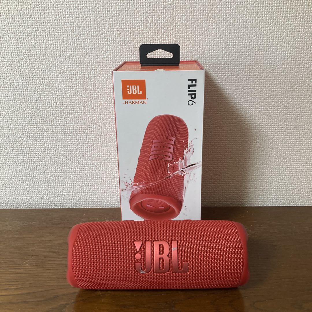 JBL ポータブルウォータープルーフスピーカー JBL Flip 6 Red