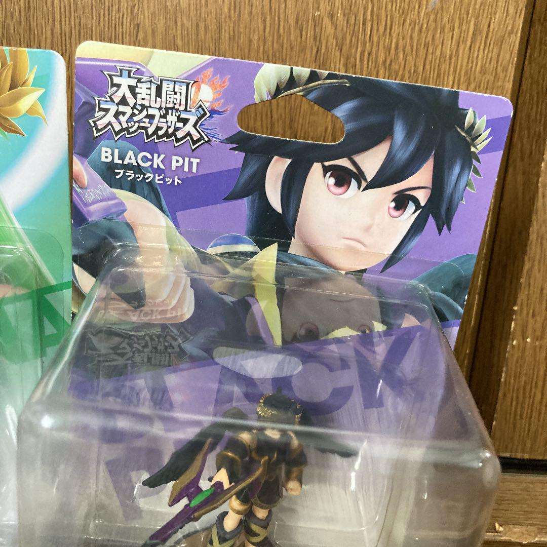 最安値在庫 amiibo ピット 大乱闘スマッシュブラザーズ Lbe3l-m46413691888 ブラックピット パルテナ 格安大特価