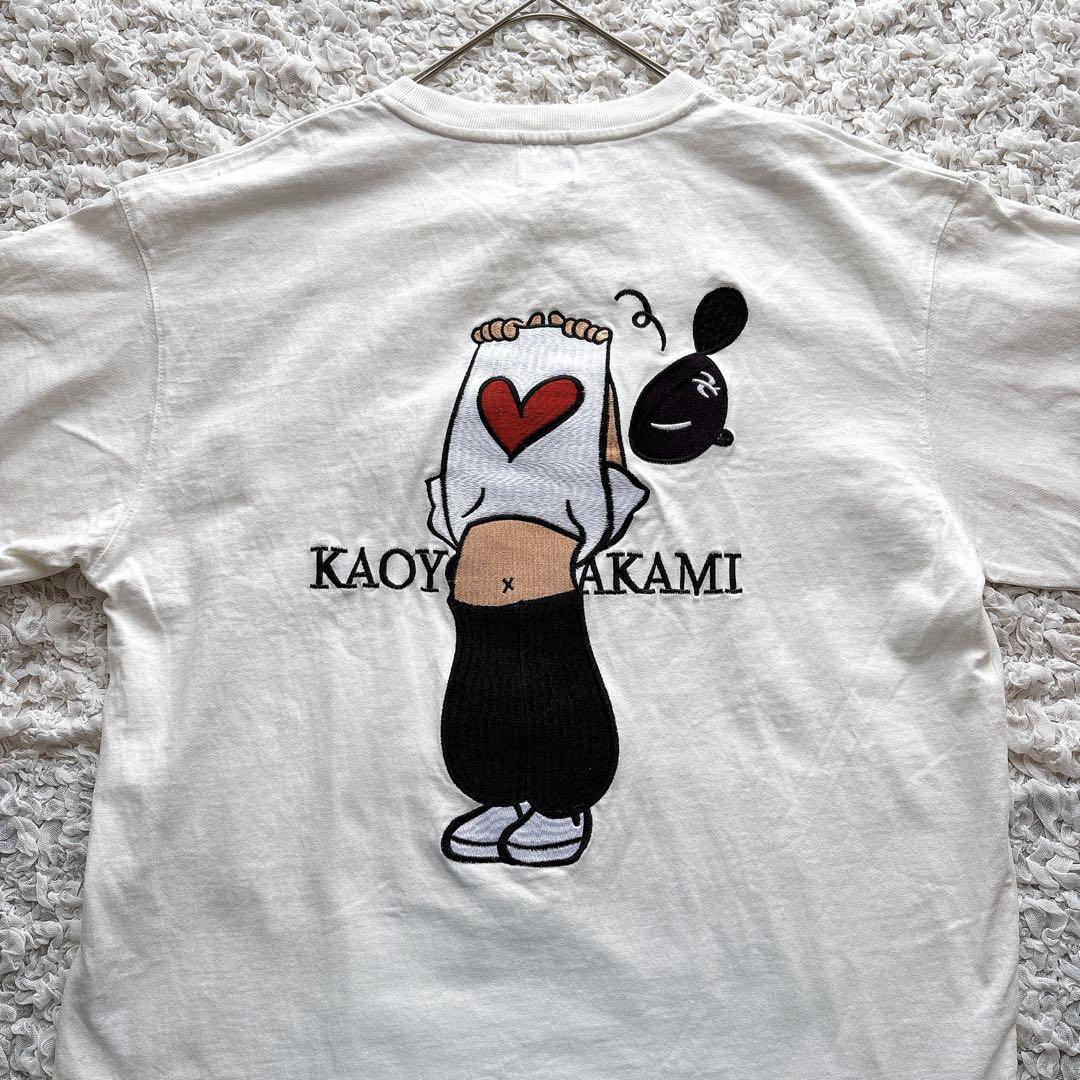 KAOYORINAKAMI 半袖Tシャツ XL ホワイト メンズ レディース 綿