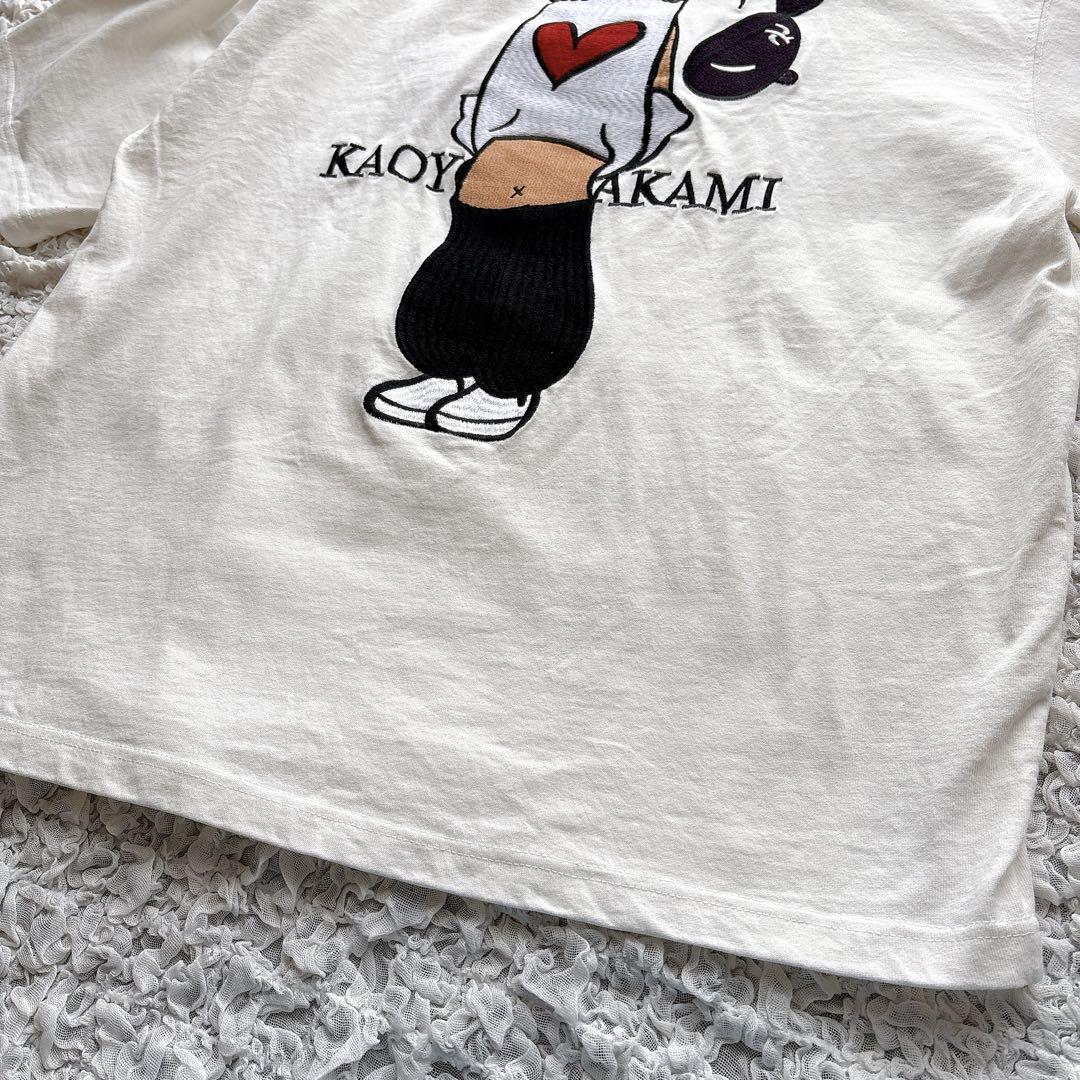 KAOYORINAKAMI 半袖Tシャツ XL ホワイト メンズ レディース 綿