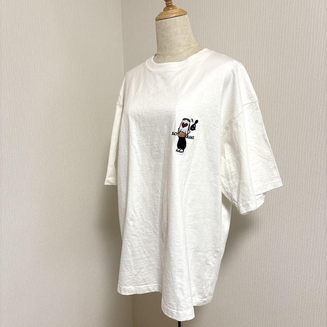 KAOYORINAKAMI 半袖Tシャツ XL ホワイト メンズ レディース 綿