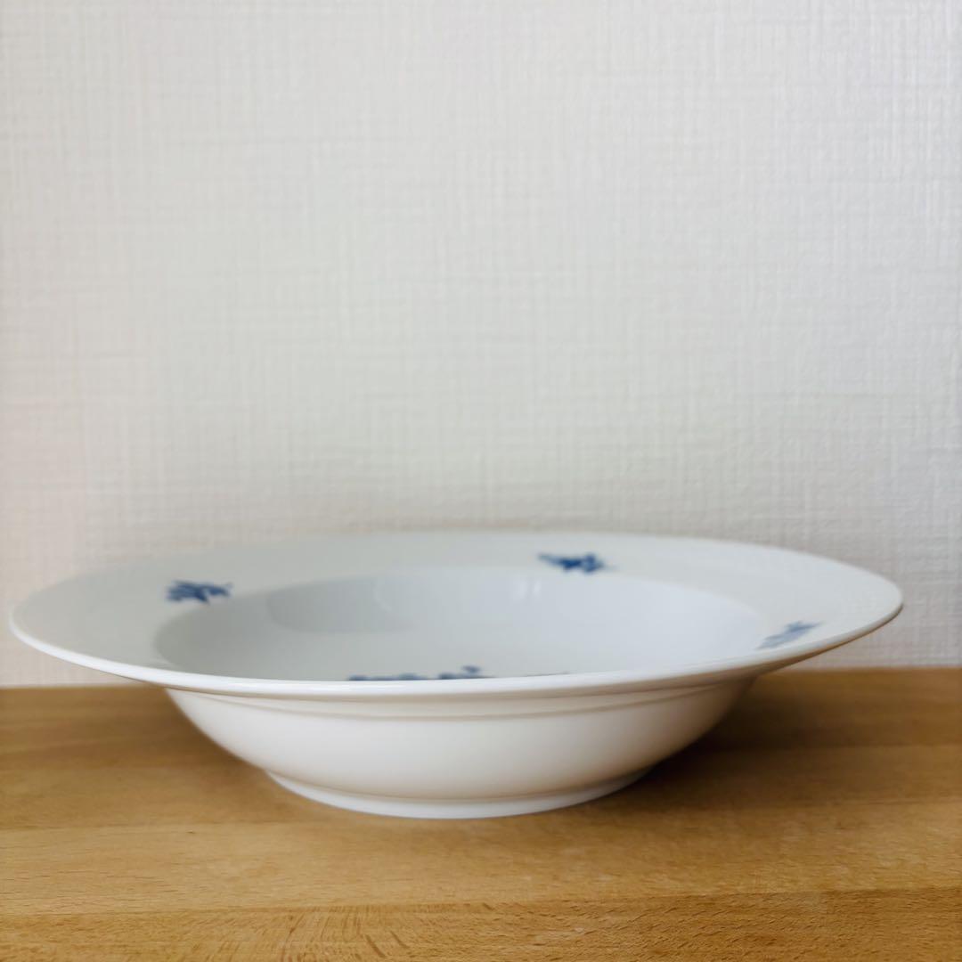 廃盤品 ロイヤルコペンハーゲン ブルーフラワー 深皿 ラ上