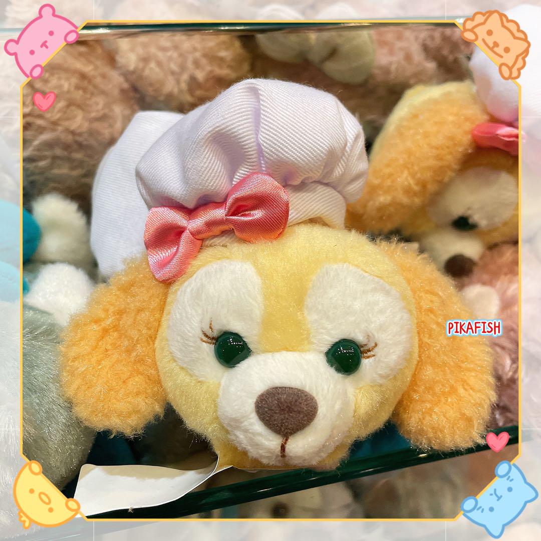 【フォ☆正規品】ダッフィーフレンズ　ぬいぐるみカチューシャ7点セット　香港