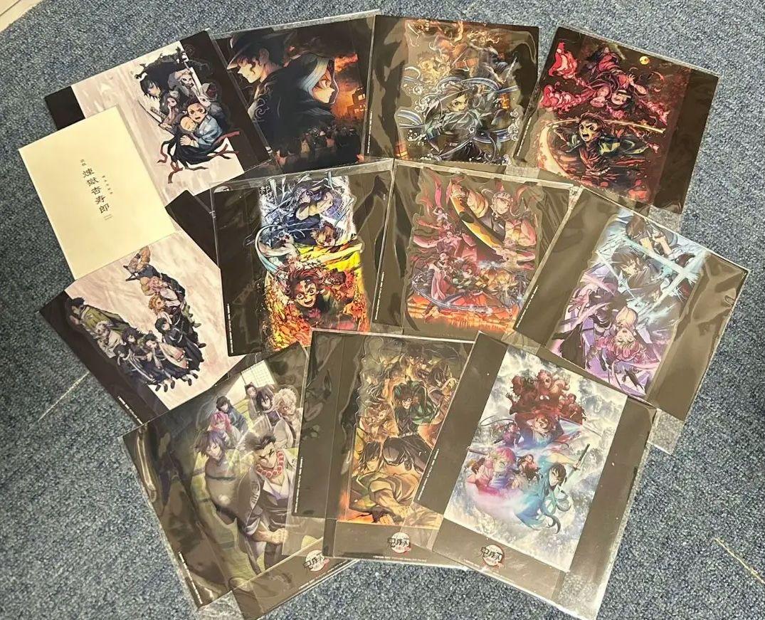 鬼滅の刃 入場者特典 キービジュアルクリアスタンド コンプリートセット
