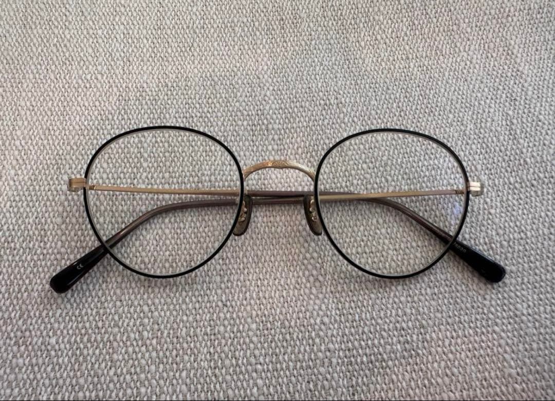OLIVER PEOPLES ラウンドメガネ ケース付き