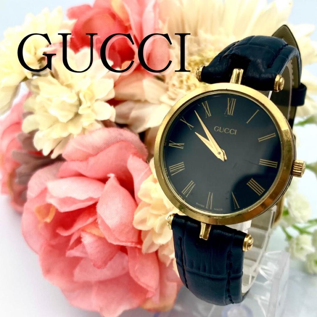 GUCCI - 【動作OK】GUCCI グッチ シェリーライン 腕時計