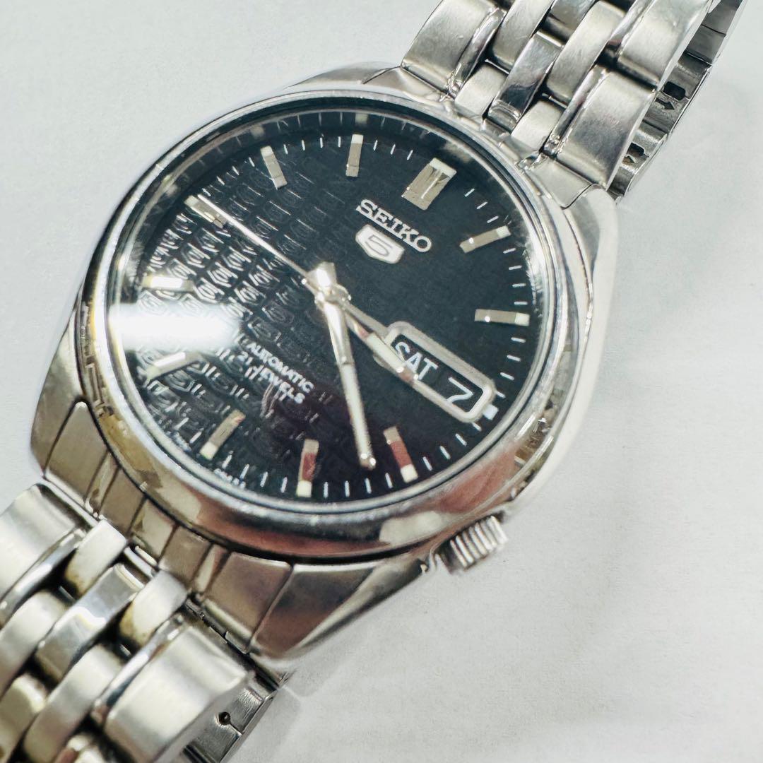 {美品} SEIKO　7S26-01V0 セイコー5 自動巻き　9586
