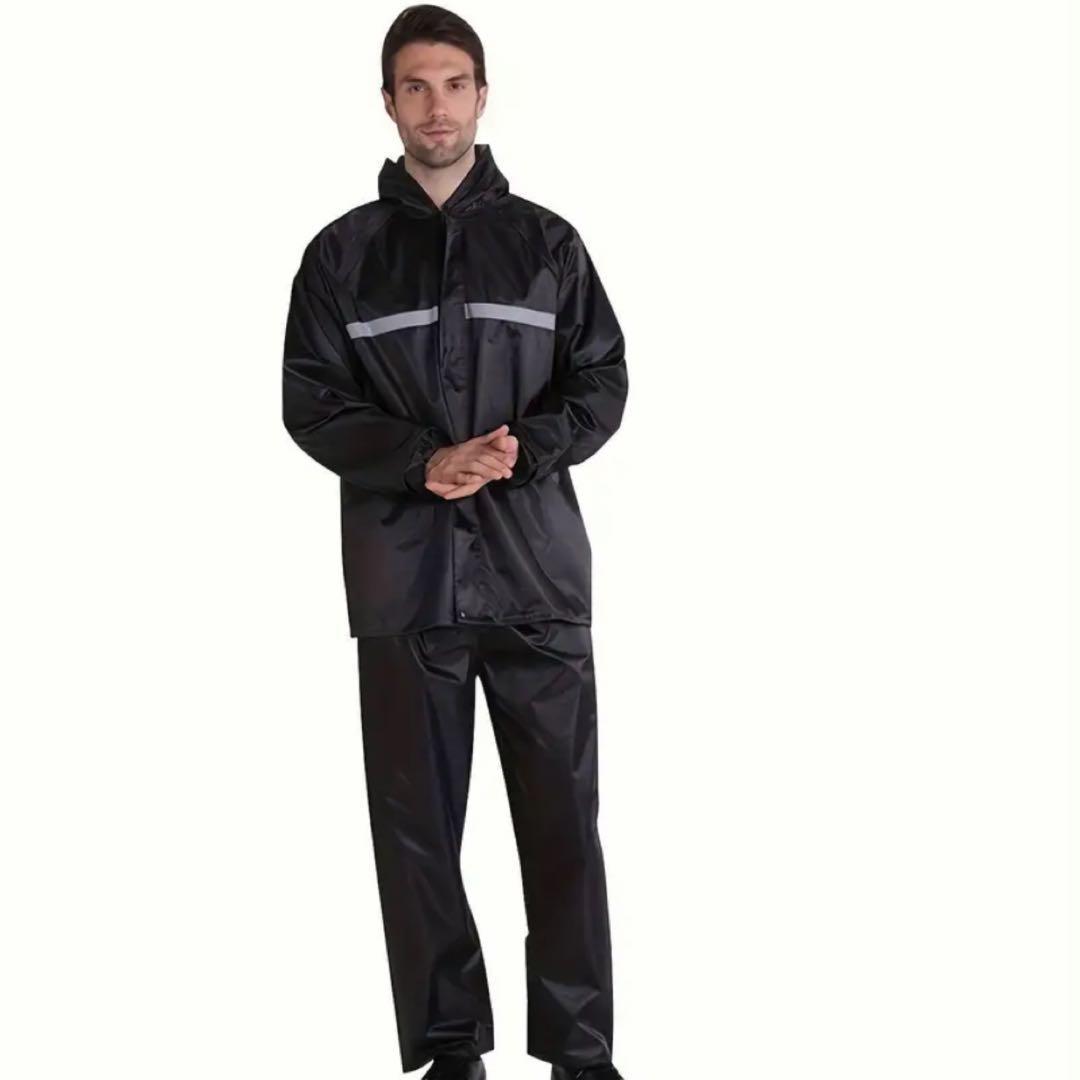 3XL レインウェア 上下 セットアップ 撥水 梅雨 バイク 自転車
