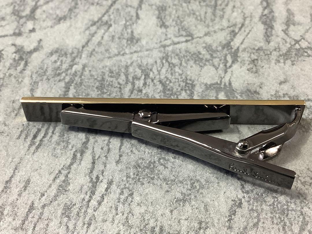 ポールスミス タイバー　未使用マッドBLACK/yellow GOLD body