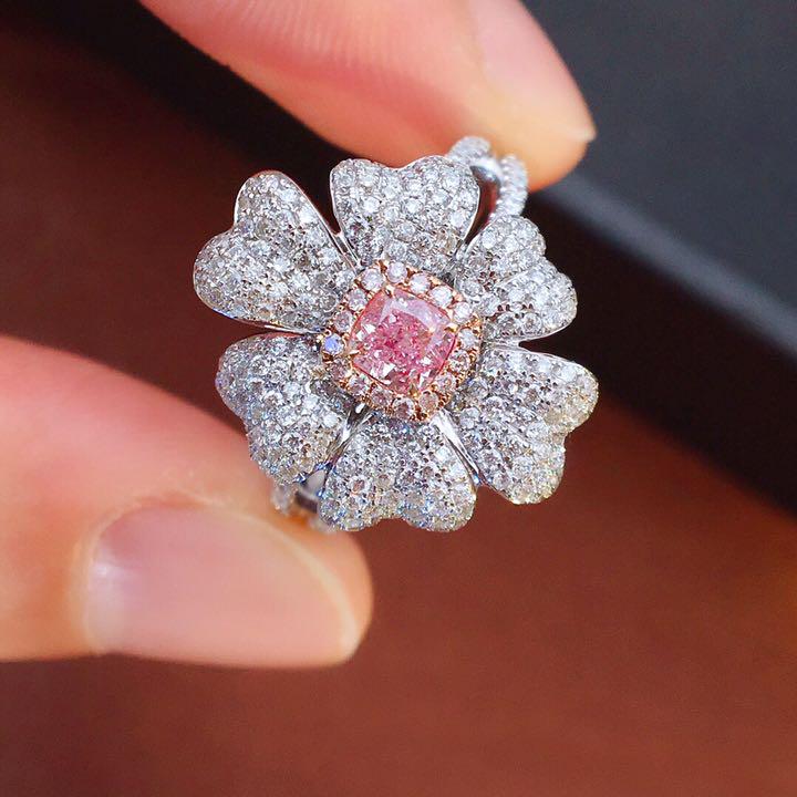 ≪ロングセラー≫ ピンクダイヤモンドリング ネックレス兼用 新品 ...
