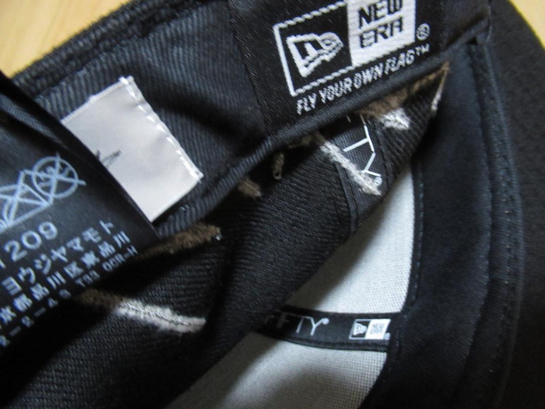 YOHJI × NEW ERA ヨウジヤマモト ニューエラ　黒キャップ1回使用