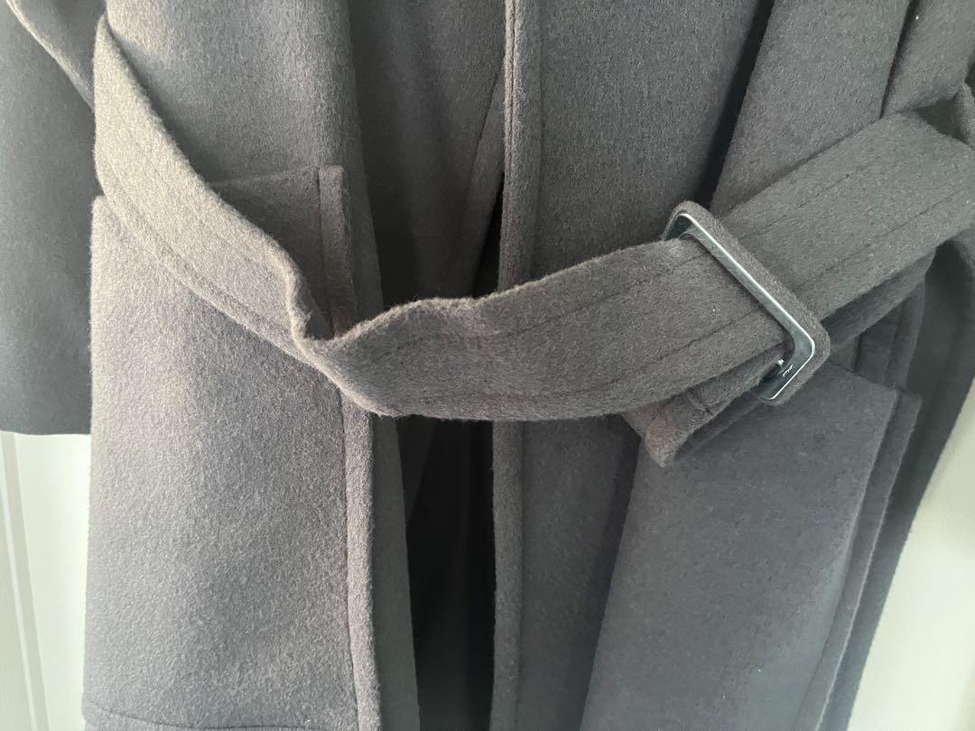 【新品未使用】LIDNM FINE WOOL MINIMAL HALF COAT