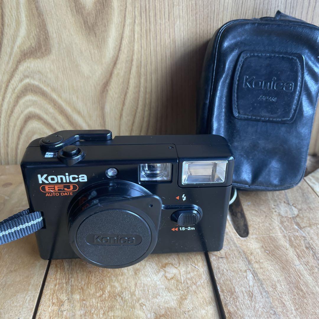 フィルムカメラ Konica EFJ Konica EFJ auto dateの使い方。何度も使える『写ルンです