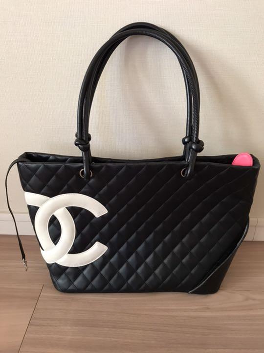 CHANEL (シャネル)カンボンライン トートバッグ（バッグCHANEL