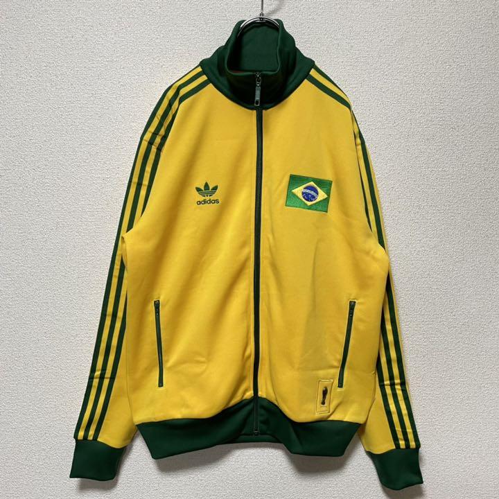 超特価人気 希少タグ付き トラックジャケット L ACbVk-m46431104820 未使用品adidas ブラジル代表 特価在庫