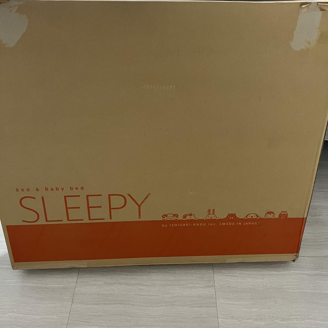 極美品 石崎家具　5wayベビーベッド「ミニベッド&デスク」