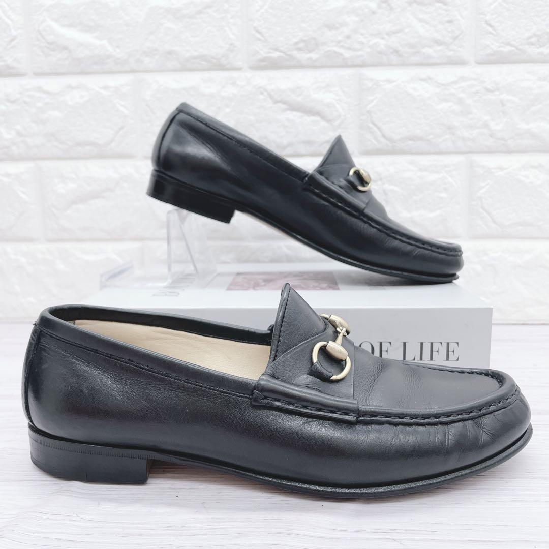 GUCCI グッチ ホースビット ローファー ゴールド金具 革靴 レザー